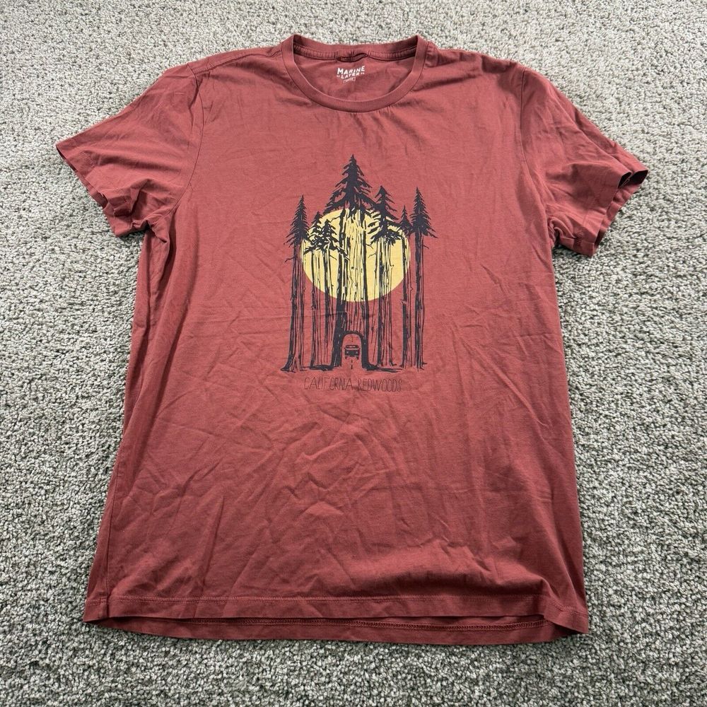 Men's Red Graphic T-Shirt